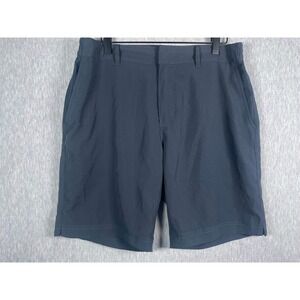 Fair Harbor Mens The One Short Navy Blue Recycled Stretch Casual Shorts Size 32